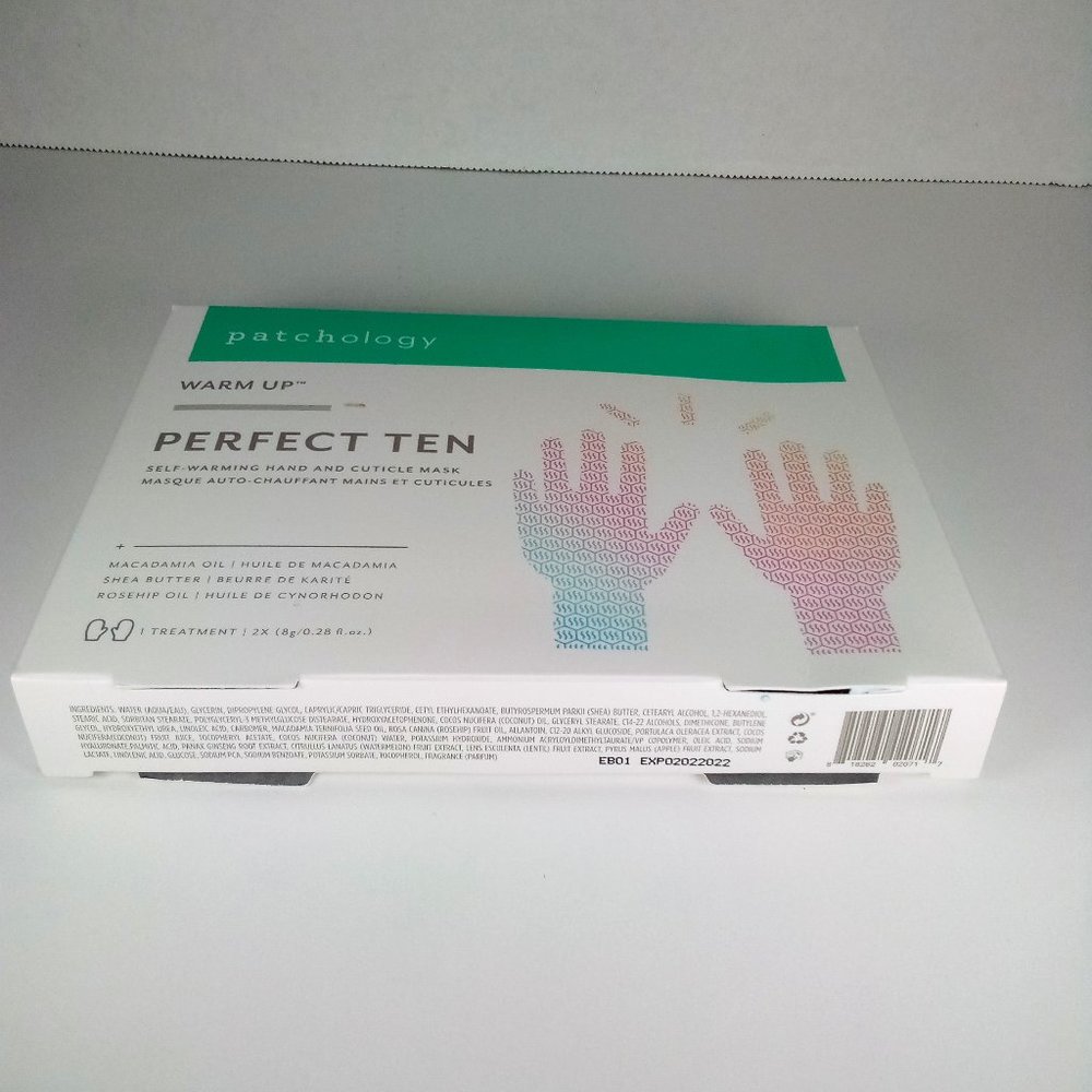 Patchology Warm up Perfect Ten hand mask